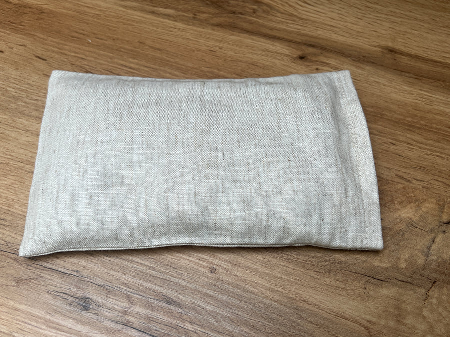 Hemp Eye Mask filled Buckwheat hulls Meditation Eye Mask organic Buckwheat hulls Fiber Filling Including an additional removable hemp cover.