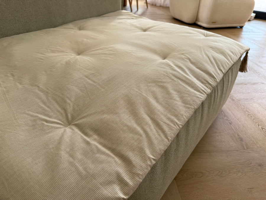 Unique Hemp filled Washable Furniture Sofa Protector for Pets, Kids Couch Slipcovers Custom made sizes in cotton Stripe fabric