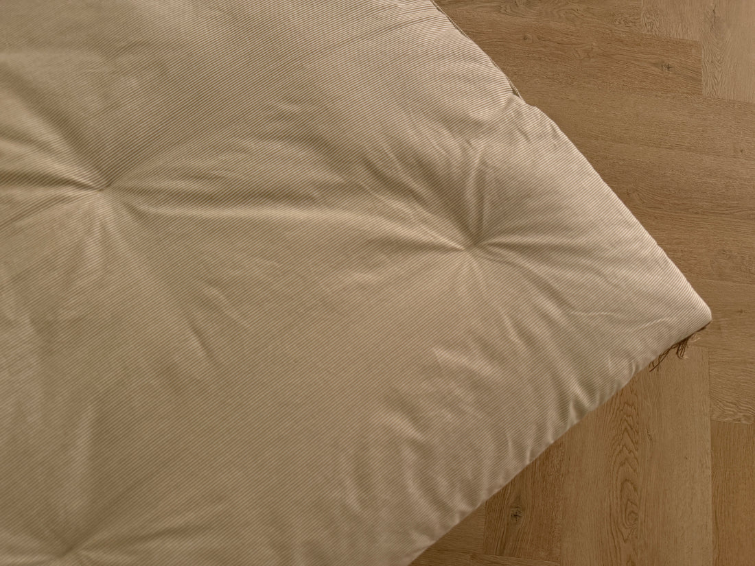 Unique Hemp filled Washable Furniture Sofa Protector for Pets, Kids Couch Slipcovers Custom made sizes in cotton Stripe fabric