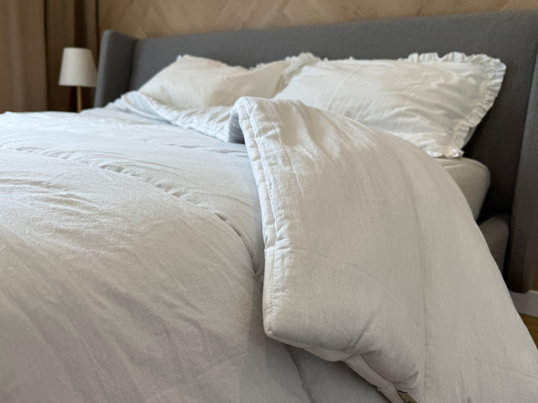 Handmade HEMP Comforter Duvet Insert - Natural Hemp Filling, Washed 100% Cotton Fabric, Eco-friendly Full Queen King Custom size Blanket