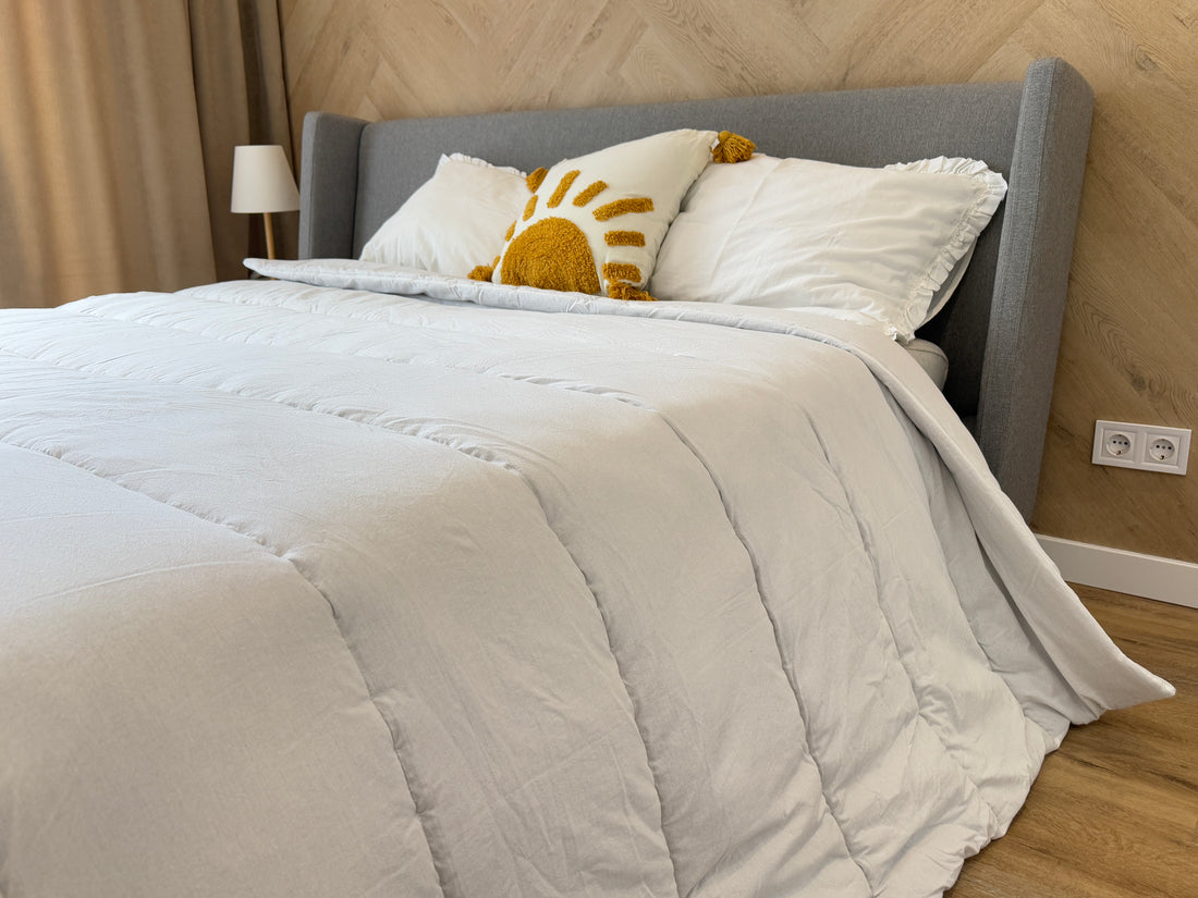 Handmade HEMP Comforter Duvet Insert - Natural Hemp Filling, Washed 100% Cotton Fabric, Eco-friendly Full Queen King Custom size Blanket