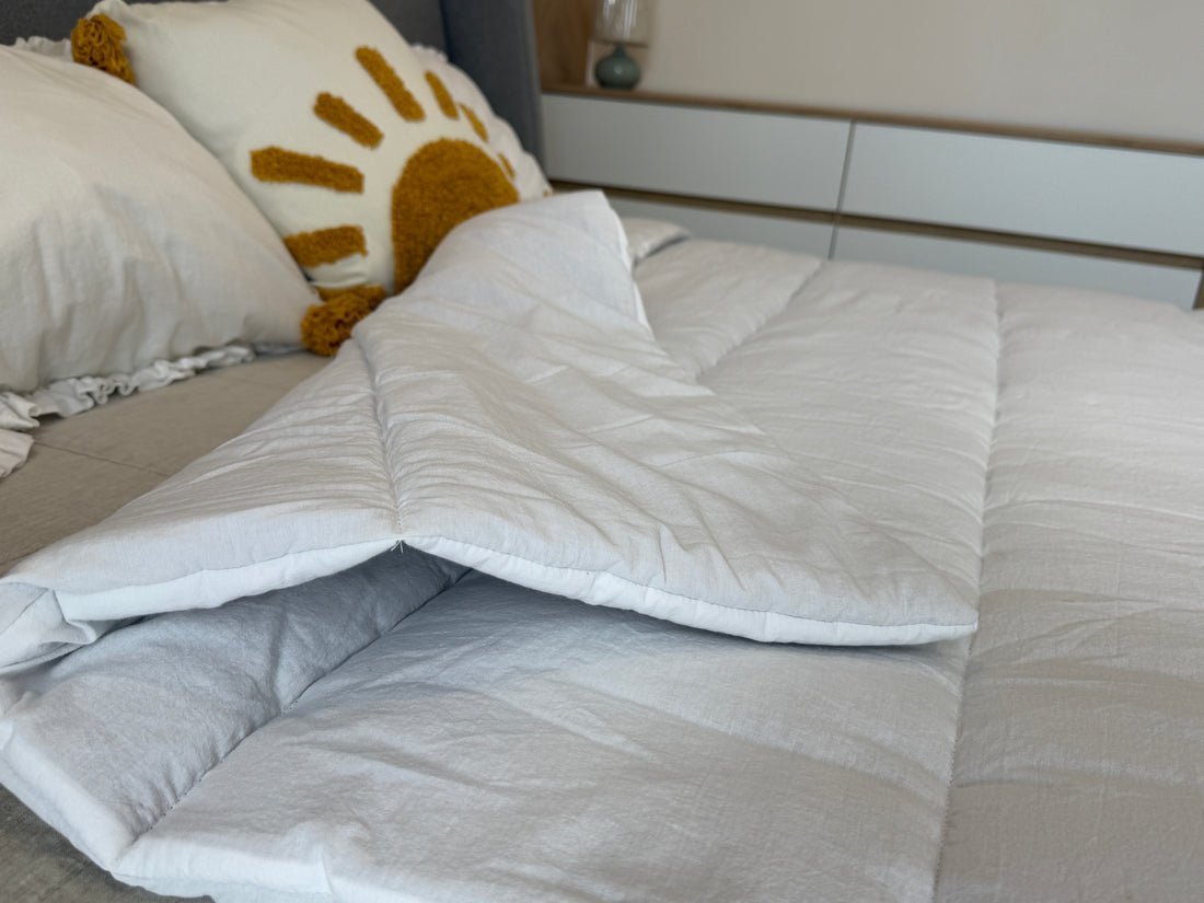 Handmade HEMP Comforter Duvet Insert - Natural Hemp Filling, Washed 100% Cotton Fabric, Eco-friendly Full Queen King Custom size Blanket