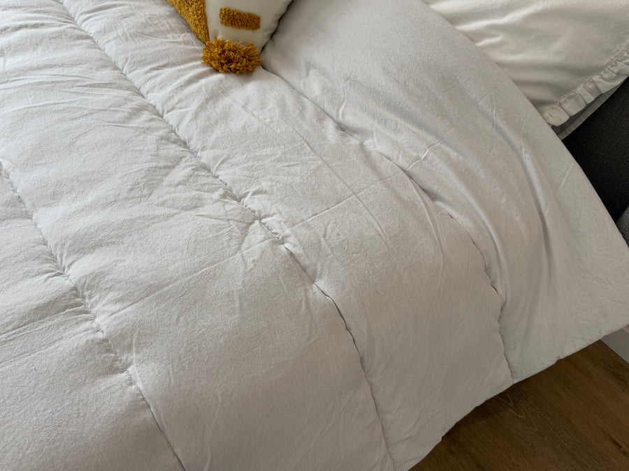 Handmade HEMP Comforter Duvet Insert - Natural Hemp Filling, Washed 100% Cotton Fabric, Eco-friendly Full Queen King Custom size Blanket