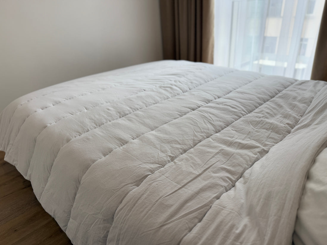 Handmade HEMP Comforter Duvet Insert - Natural Hemp Filling, Washed 100% Cotton Fabric, Eco-friendly Full Queen King Custom size Blanket