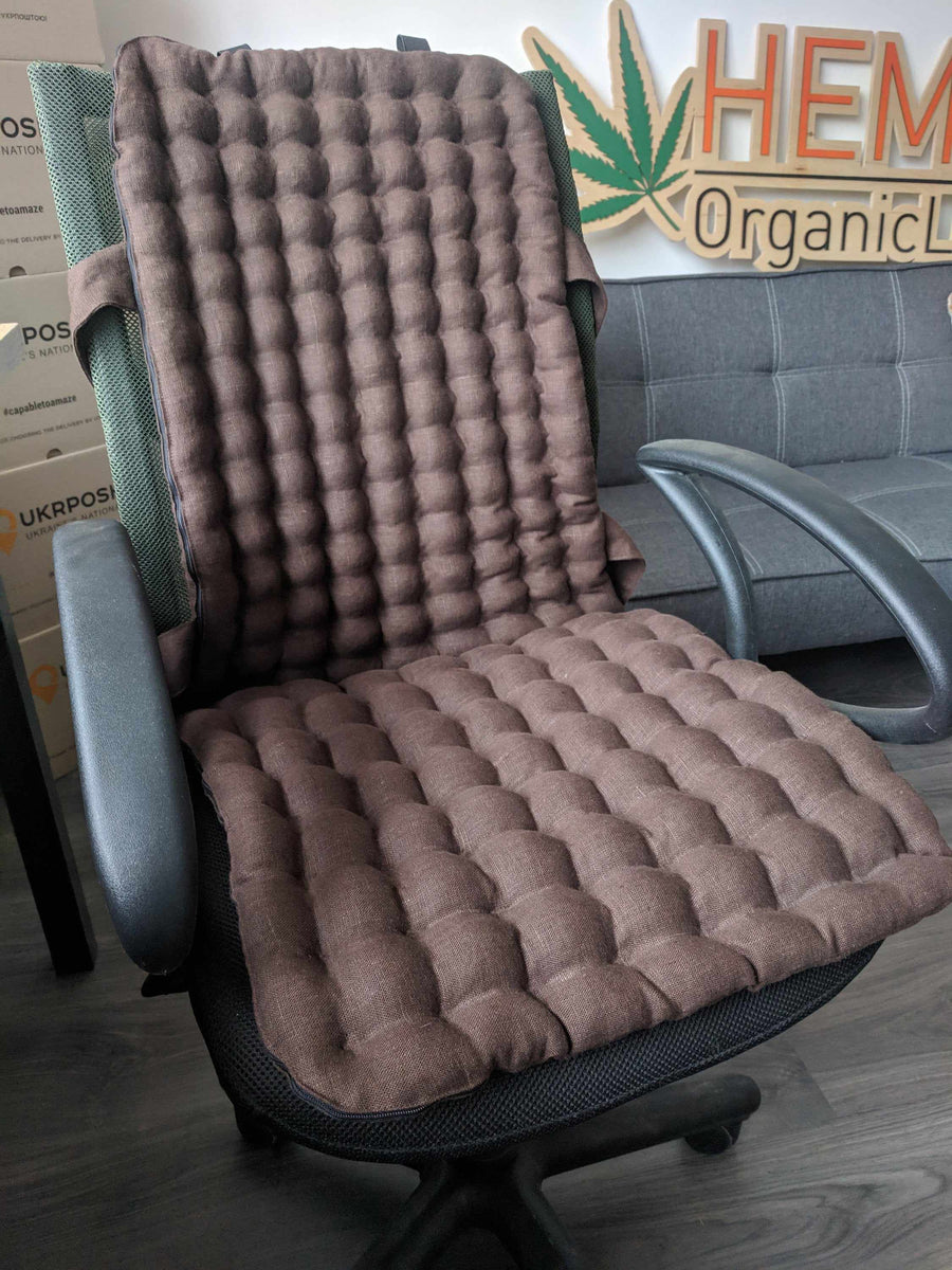 Organic Linen Car Seat Cover filling Buckwheat hulls/Massage /buckwheat/floor cushion/ Organic car/eco-frendly/floor seat