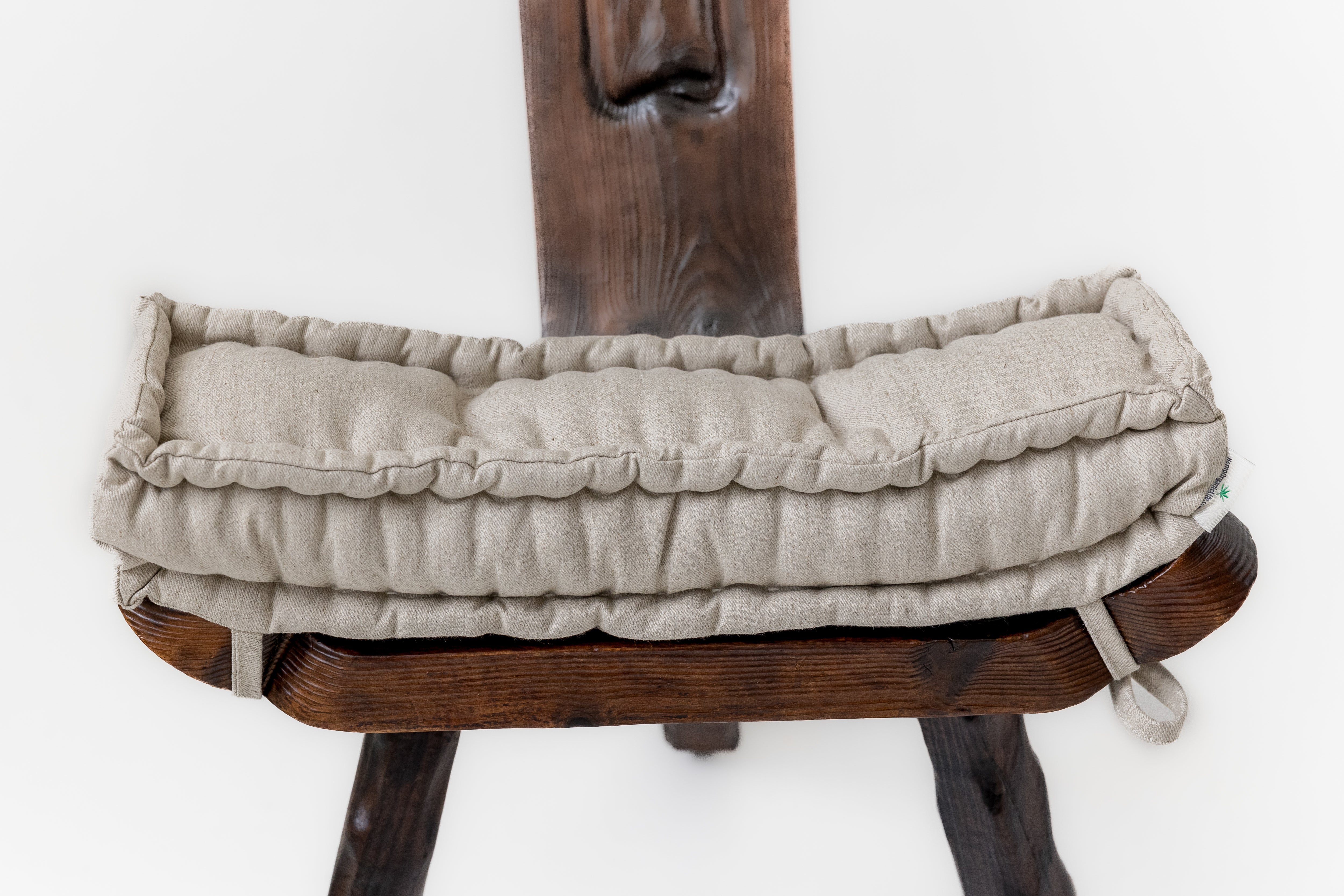 Custom Size Hemp Linen Cushions filled organic Hemp Fiber in Natural non-dyed Linen Fabric / Floor Cushion Pillow Seat Special size