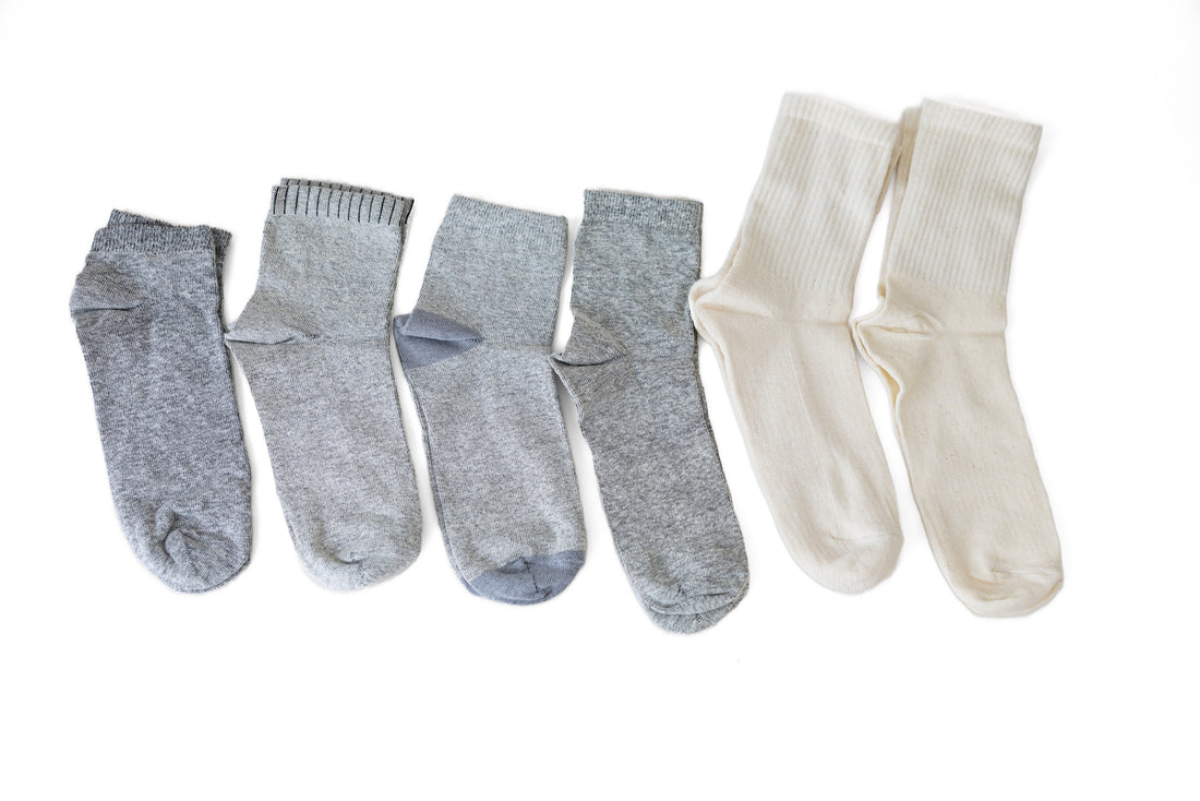 Hemp Socks Set 6+1 Pairs | Natural Eco Socks for Men & Women | Breathable Hemp Fiber | Weekly Socks Bundle + Free Pair