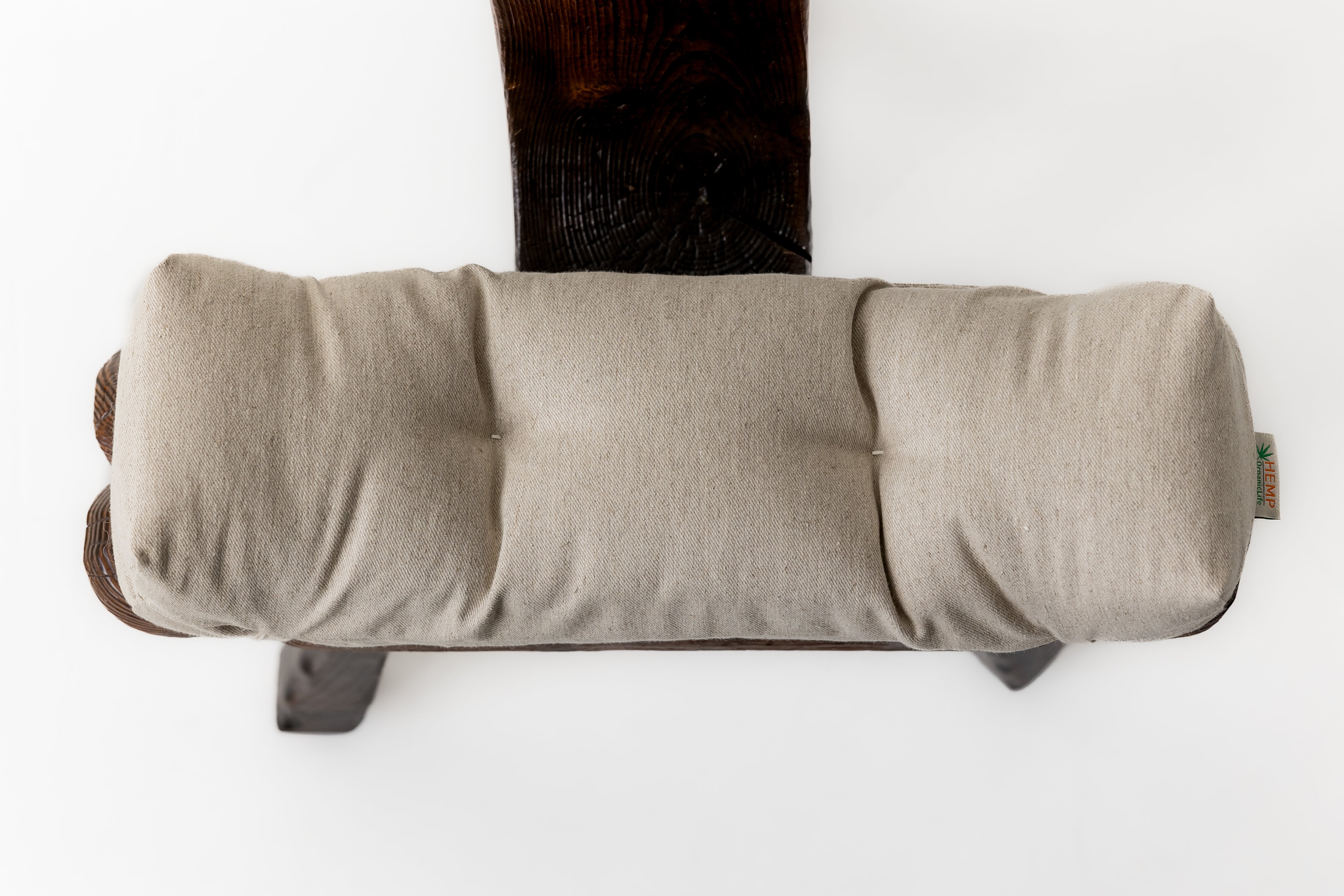 Custom Size Hemp Linen Cushions filled organic Hemp Fiber in Natural non-dyed Linen Fabric / Floor Cushion Pillow Seat Special size