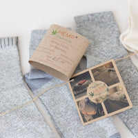Hemp Socks Set 6+1 Pairs | Natural Eco Socks for Men & Women | Breathable Hemp Fiber | Weekly Socks Bundle + Free Pair