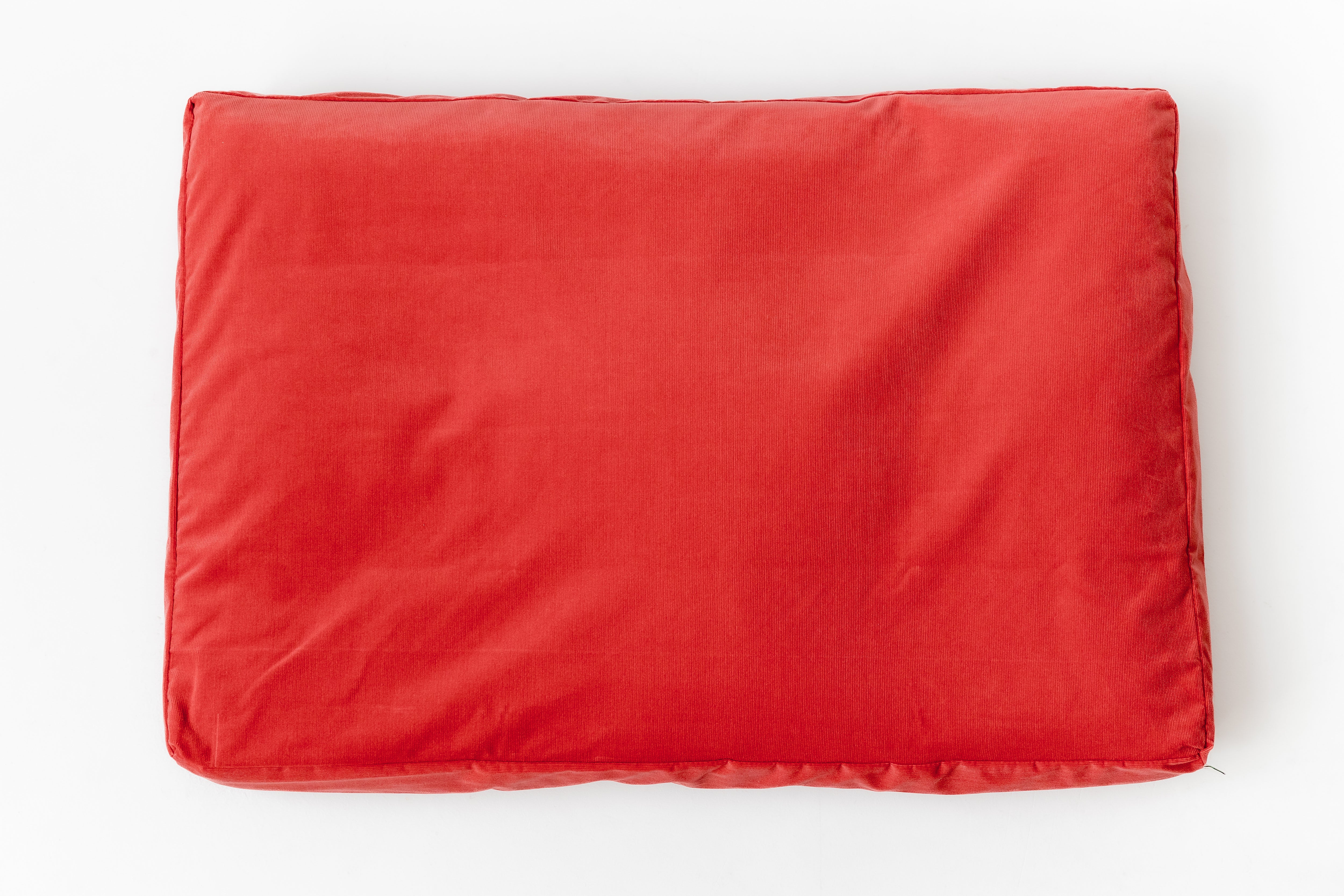 Hemp Pet Mat Pad Cushion Removable Washable 100% Cotton salmon velvet Cover Organic Hemp Fiber Filler in Natural Cotton Fabric Padded Dog