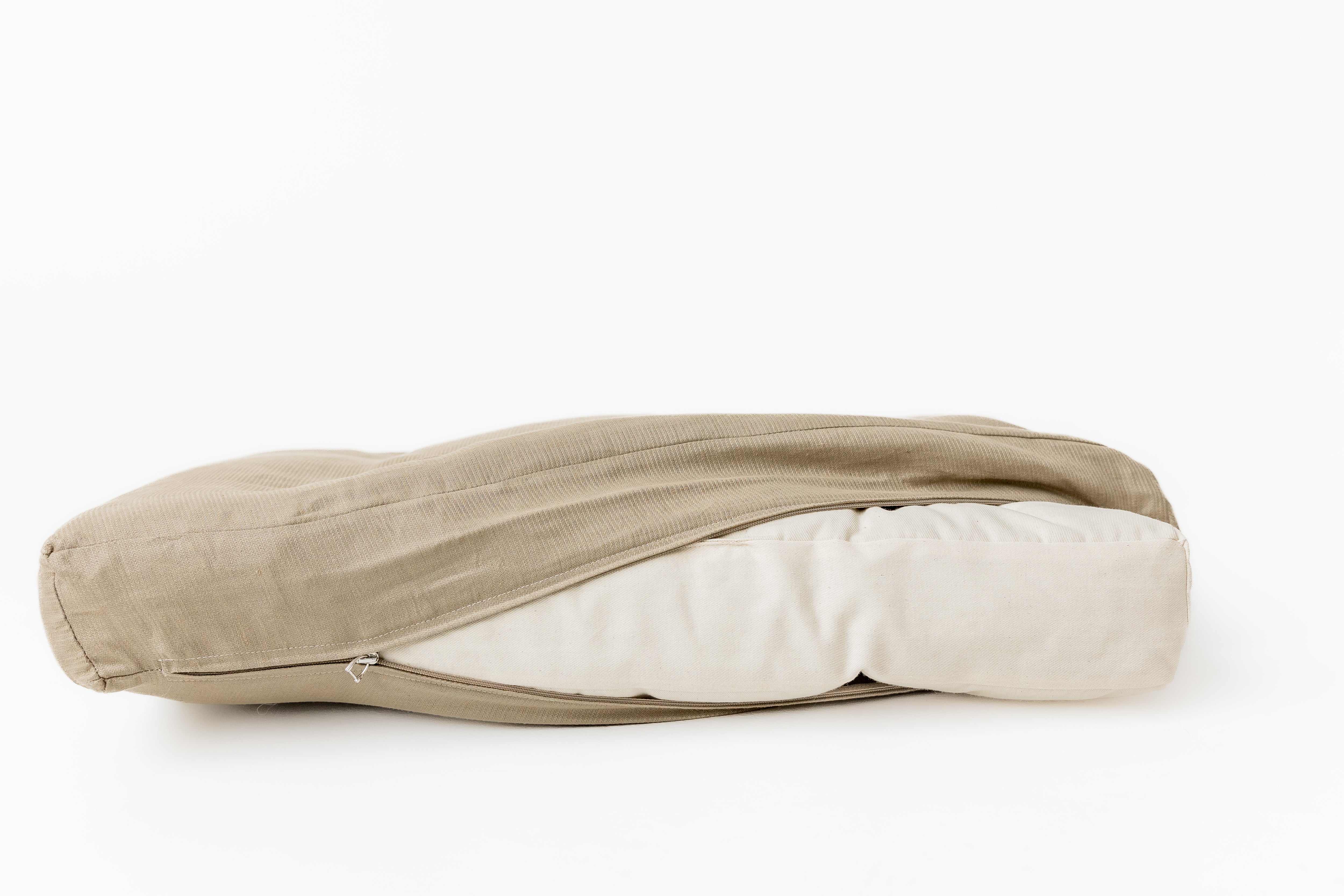 Hemp Linen Pet Mat Pad Cushion with Removable Linen Cover organic hemp fiber filler in non-dyed linen fabric