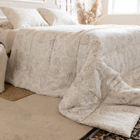 Warm Hemp Linen Comforter "Monogram" Blanket Quilt Duvet insert filled organic Hemp Fiber filler in Linen fabric Full Twin Queen Custom size