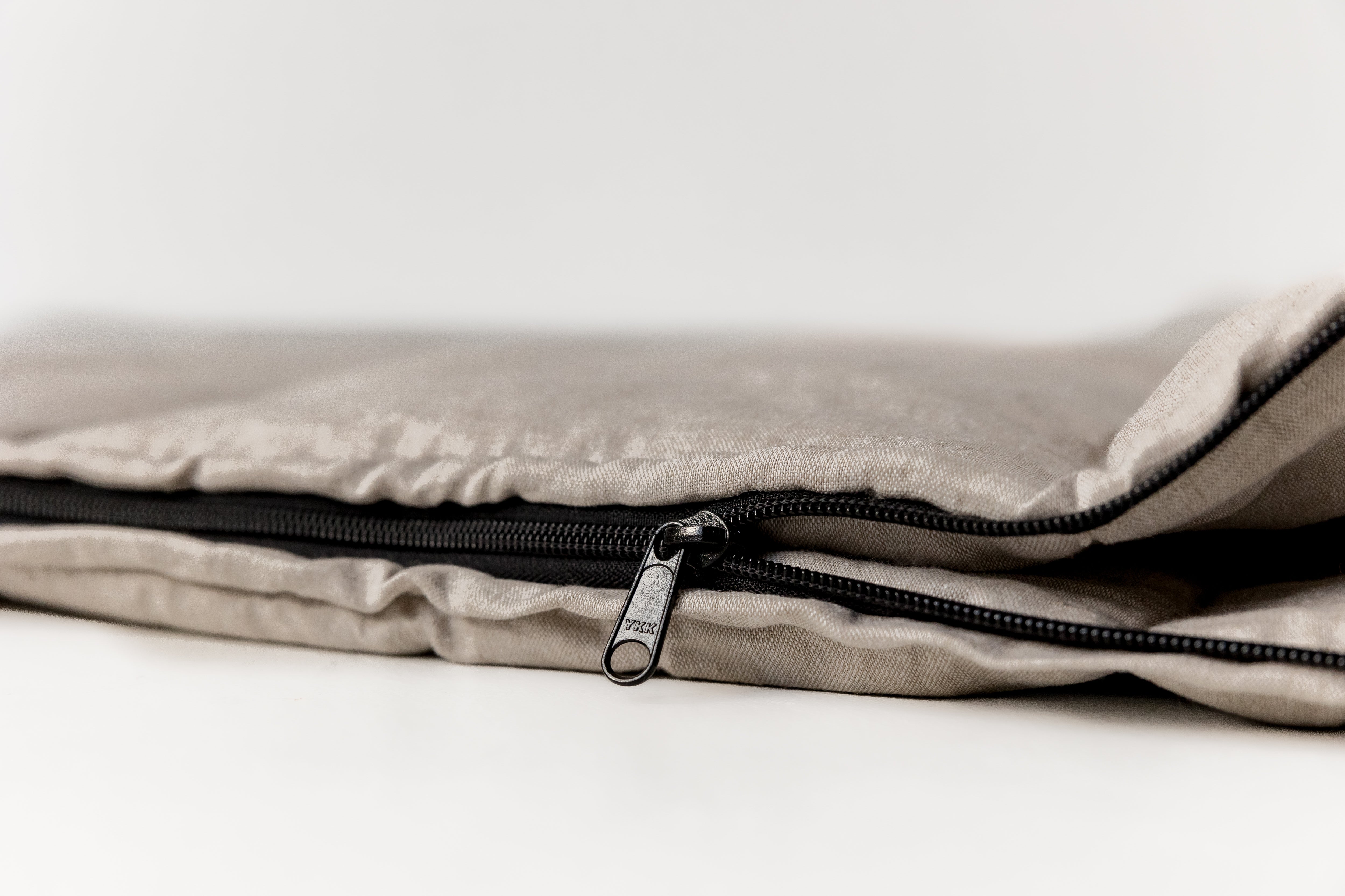 Natural Kids HEMP Linen Sleeping Bag with Hood School Nap mat for Kids, camping van sleeping bag organic hemp fiber filling