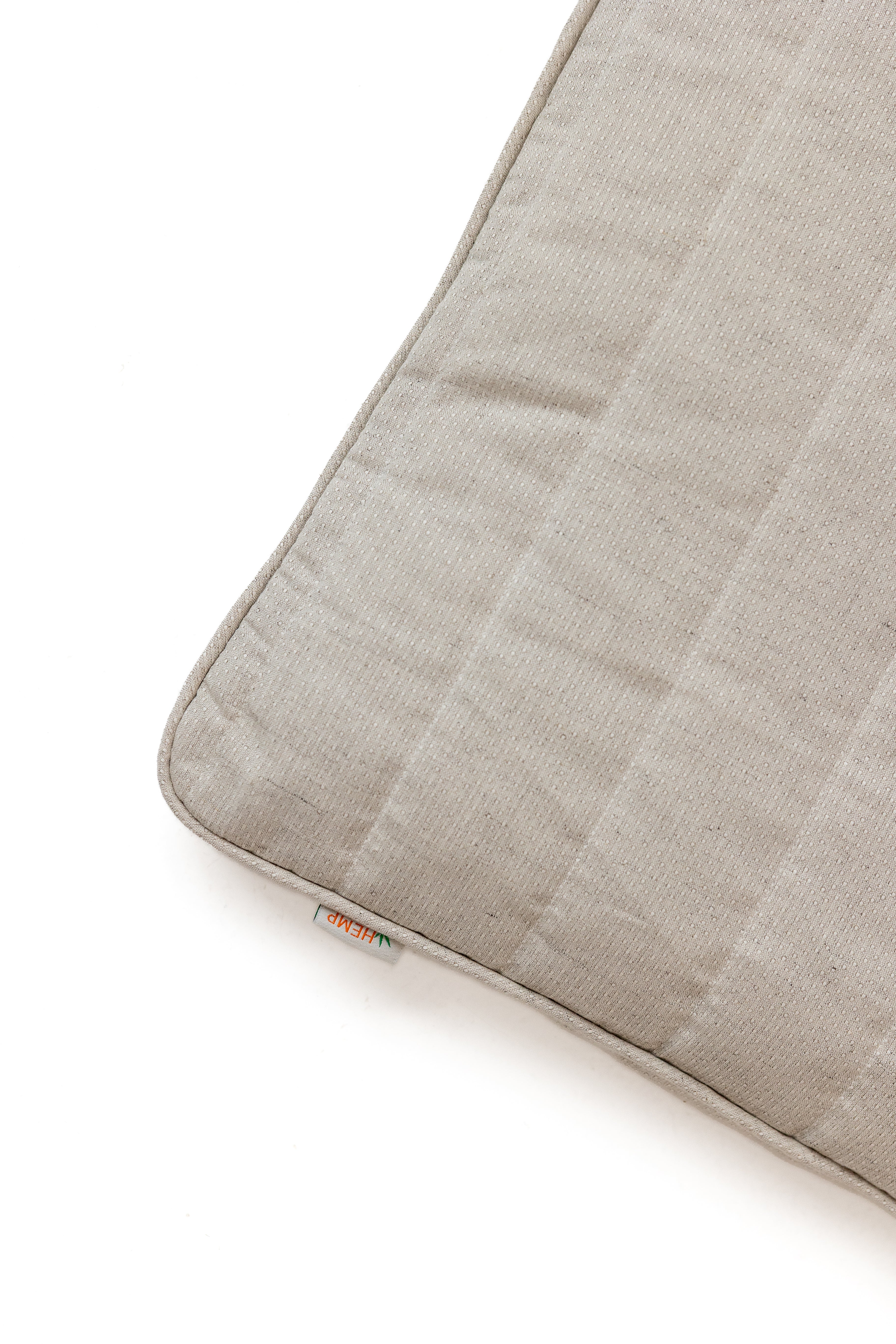 One Cover + Two Pillows Hemp quilted cover with Hemp filled pillow & Buckwheat hulls pillow Natural Choice for Conscious Sleep