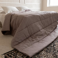 Organic HEMP LINEN Comforter 400 gr.m2 Duvet Insert Linen fabric filled organic Hemp fiber filler Full Twin Queen King Custom size blanket