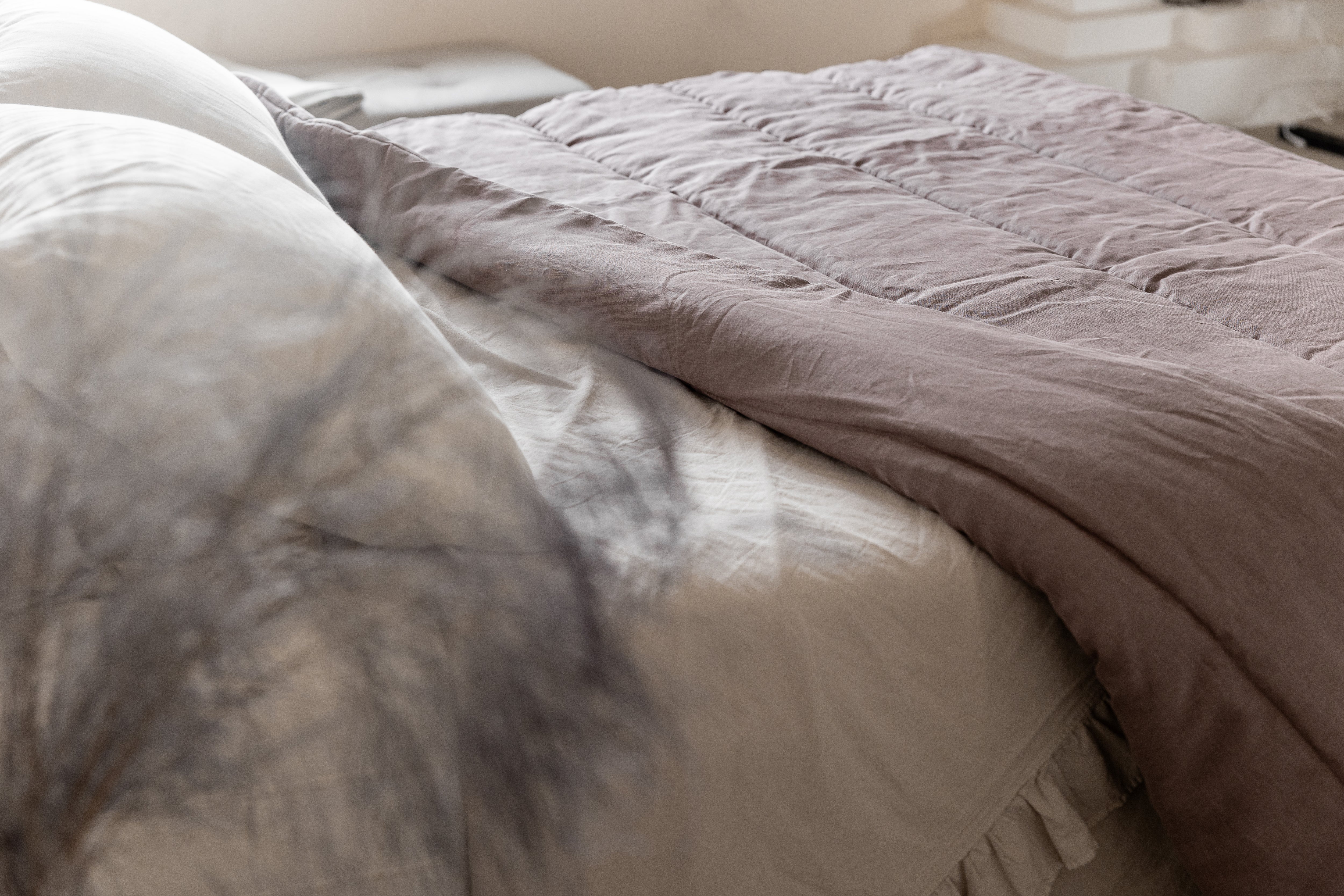 Organic HEMP LINEN Comforter 400 gr.m2 Duvet Insert Linen fabric filled organic Hemp fiber filler Full Twin Queen King Custom size blanket