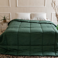 Thick Natural HEMP Linen Comforter Green Blanket Duvet Insert Hemp filler in natural linen fabric Full Twin Queen King Custom size