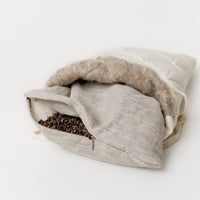 Breathable Hemp Buckwheat Hulls Pillow Hemp Undyed Fabric organic Buckwheat Hulls + Hemp Fiber Eco friendly for sleep