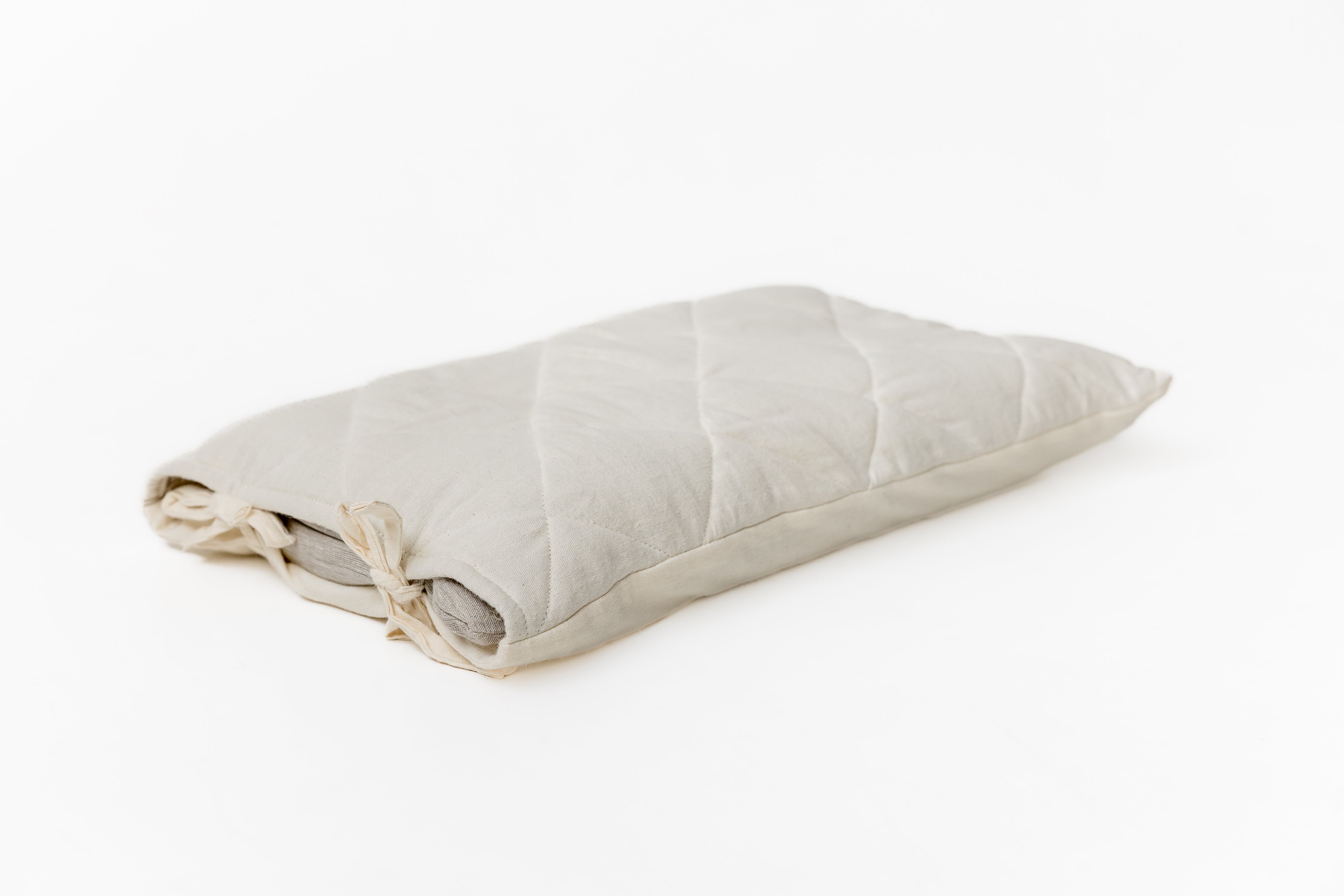 Breathable Hemp Buckwheat Hulls Pillow Hemp Undyed Fabric organic Buckwheat Hulls + Hemp Fiber Eco friendly for sleep