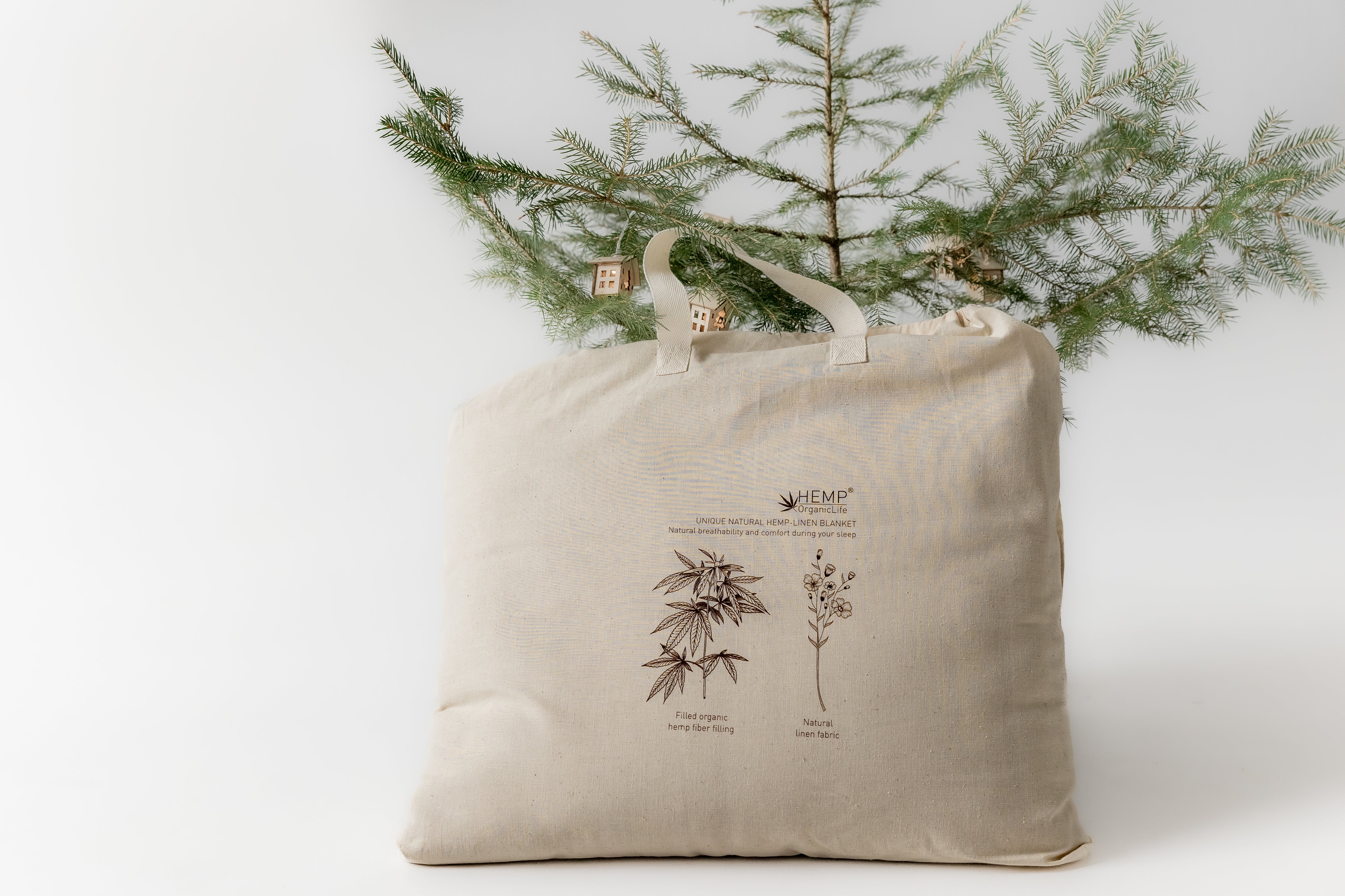 Natural Hemp Linen Blanket 55" x 81" (140x200 cm) filler organic Hemp fiber in linen not dyed fabric Custom size