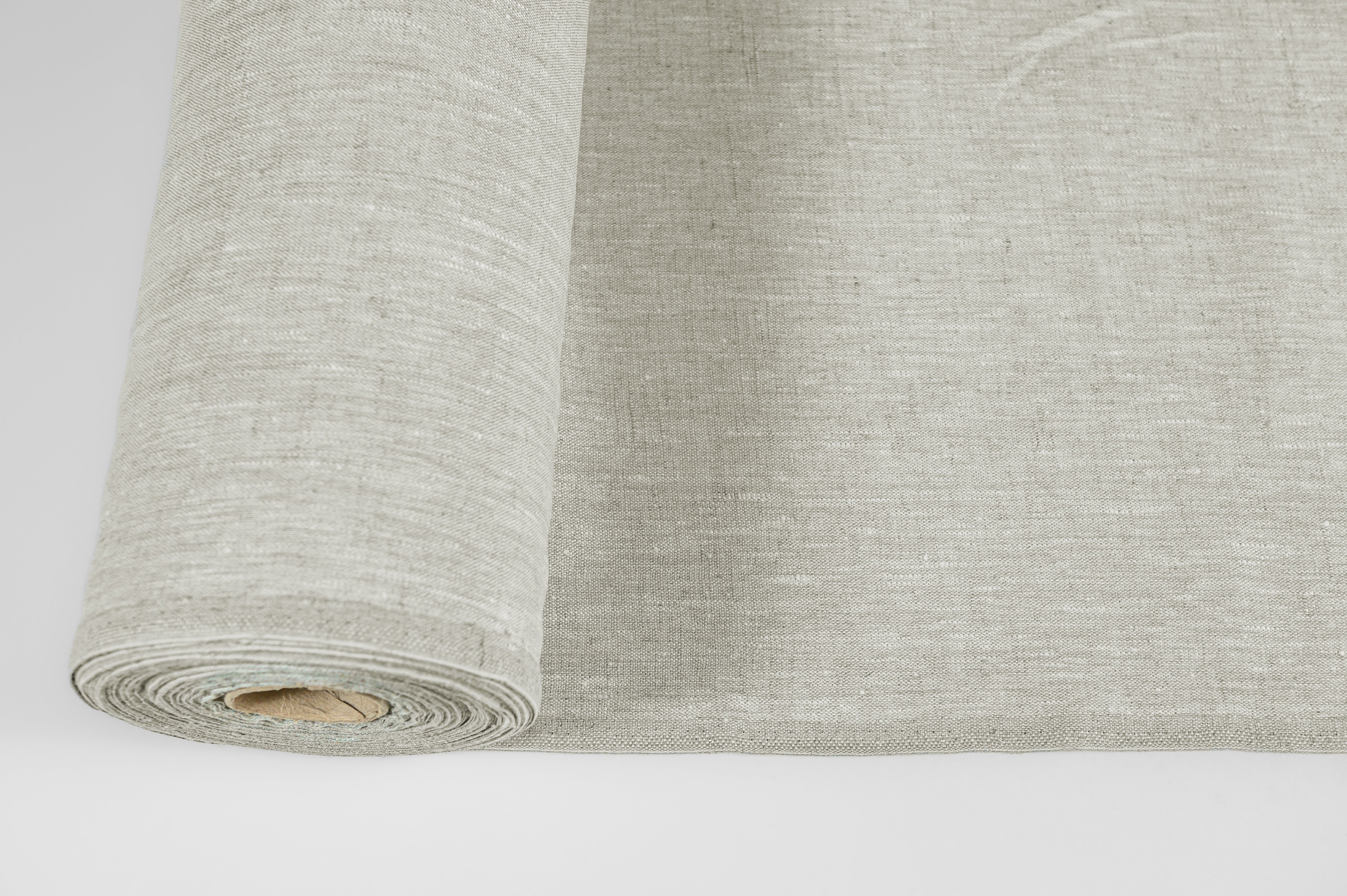 Hemp Linen cushion with ties filled organic hemp fiber in natural non dyed linen fabric window bench cushion custom made