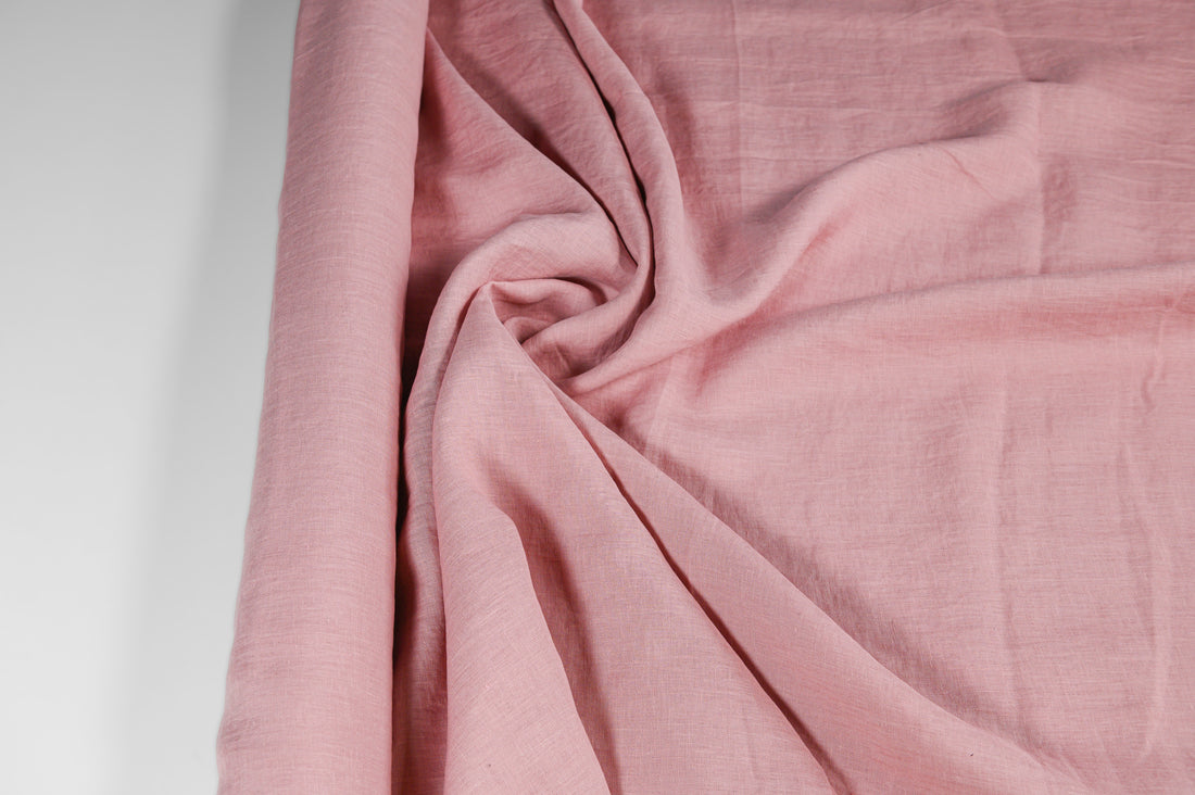 Special listing for Sarah McNamee two 160 x 220 cm duvet covers with zippers in natural coral pink linen fabric