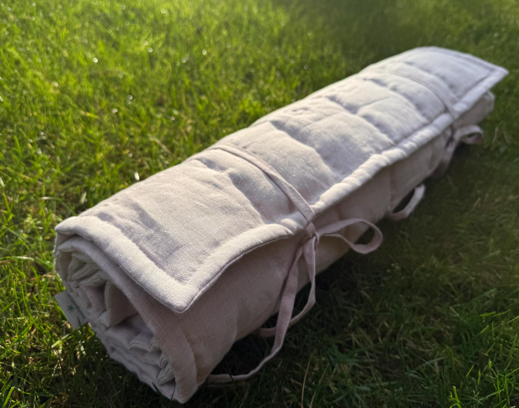 Hemp Yoga Mat Natural organic Yoga Mat rug Hemp fiber filler in