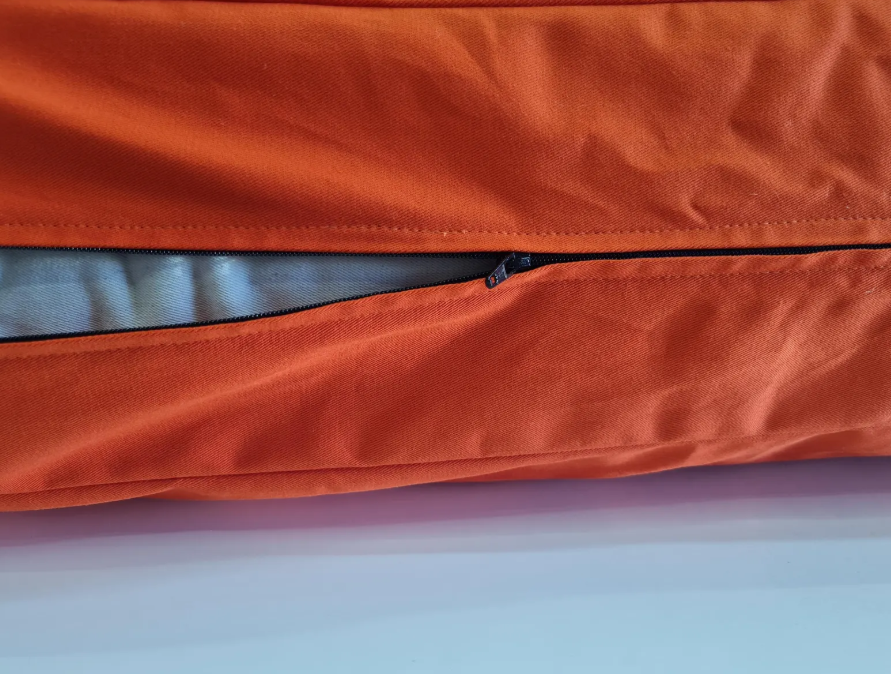 Cover with zipper for 6"(15cm) futon / shikibuton Natural cotton Fabric Custom size