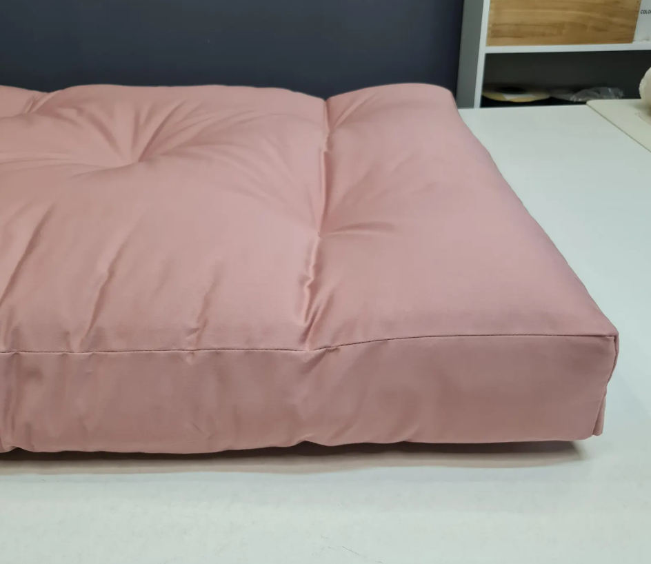 HEMP shikibuton mat Shiki futon 3” thick filled organic hemp fiber filler in natural Cotton fabric Custom Size Hand made
