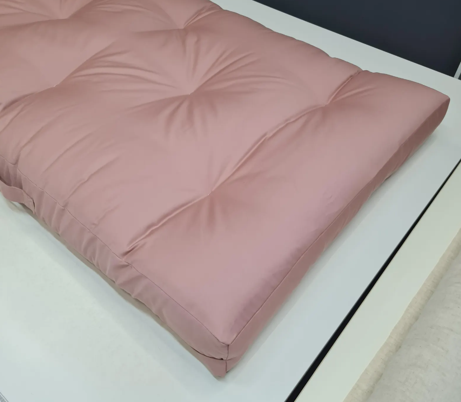 HEMP shikibuton mat Shiki futon 3” thick filled organic hemp fiber filler in natural Cotton fabric Custom Size Hand made