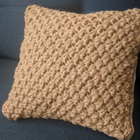 Hemp Knit 16" x 14" (40x35cm) pillowcase HEMP Decorative pillow cases /Hemp pillow cover