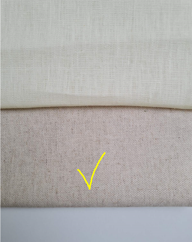 Special listing for Melinda Horvath one 21" x 40" and 4 inches thick hemp cushion without tassels in linen fabric