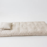 Hemp Shikibuton Pillow custom filled HEMP FIBER in Hemp Fabric with Zipper / Custom Sizes Available / Eco friendly