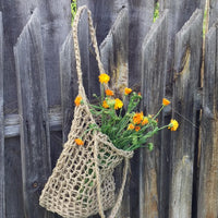 HEMP knit bag - tote bag/ shoulder bag/ purse/ handbag, unique, stylish, /organic bag/ hemp bags / vegan bag