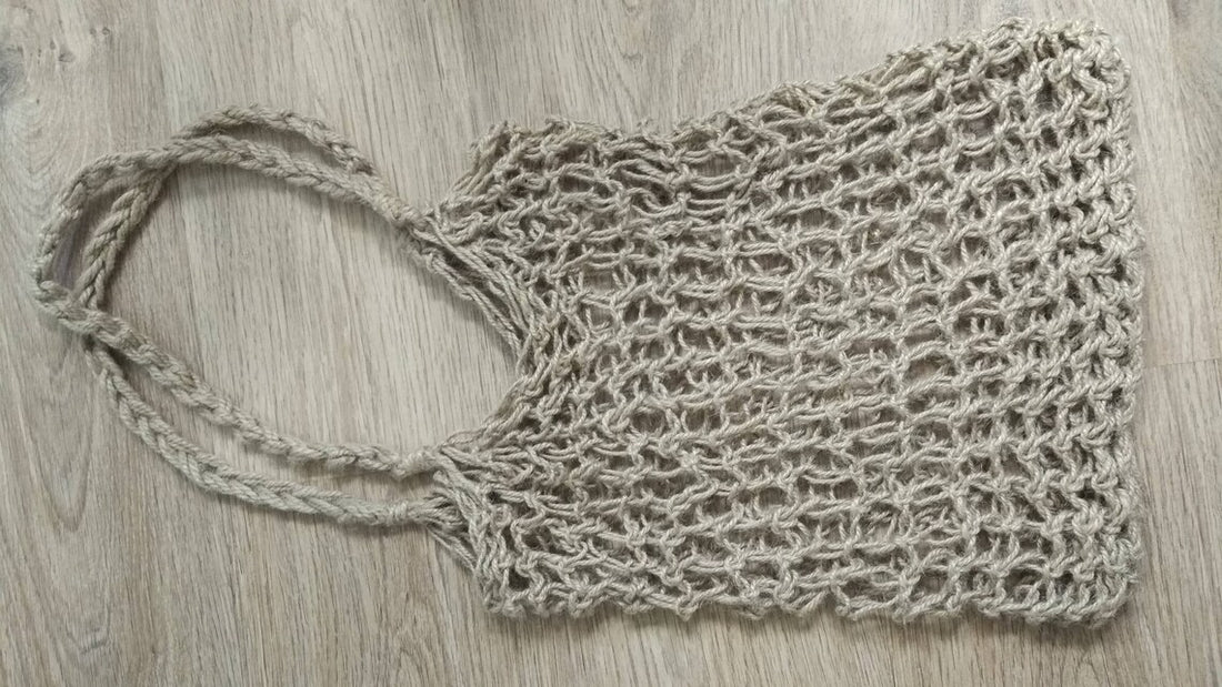 HEMP knit bag - tote bag/ shoulder bag/ purse/ handbag, unique, stylish, /organic bag/ hemp bags / vegan bag