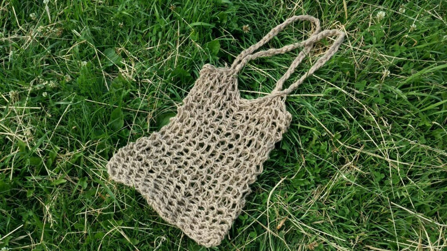 HEMP knit bag - tote bag/ shoulder bag/ purse/ handbag, unique, stylish, /organic bag/ hemp bags / vegan bag