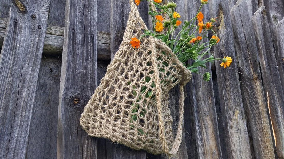 HEMP knit bag - tote bag/ shoulder bag/ purse/ handbag, unique, stylish, /organic bag/ hemp bags / vegan bag