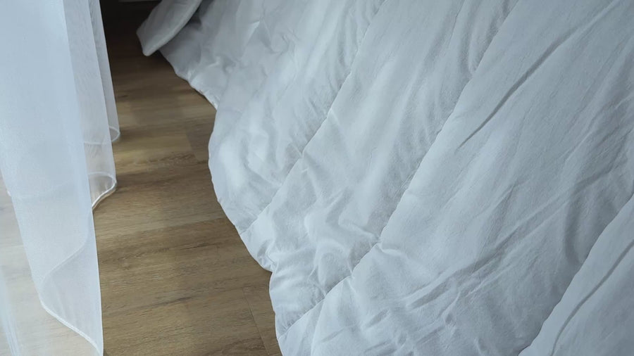 Handmade HEMP Comforter Duvet Insert - Natural Hemp Filling, Washed 100% Cotton Fabric, Eco-friendly Full Queen King Custom size Blanket