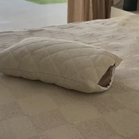 HEMP Pillow filled organic HEMP FIBER in Linen/Cotton fabric regulation height/Hemp pillow/ Hypoallergenic Bed Pillow Eco pillow