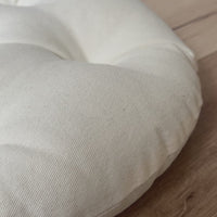 Cotton floor cushion filled organic Buckwheat hulls /Organic Meditation cushion/buckwheat shells pillow seat
