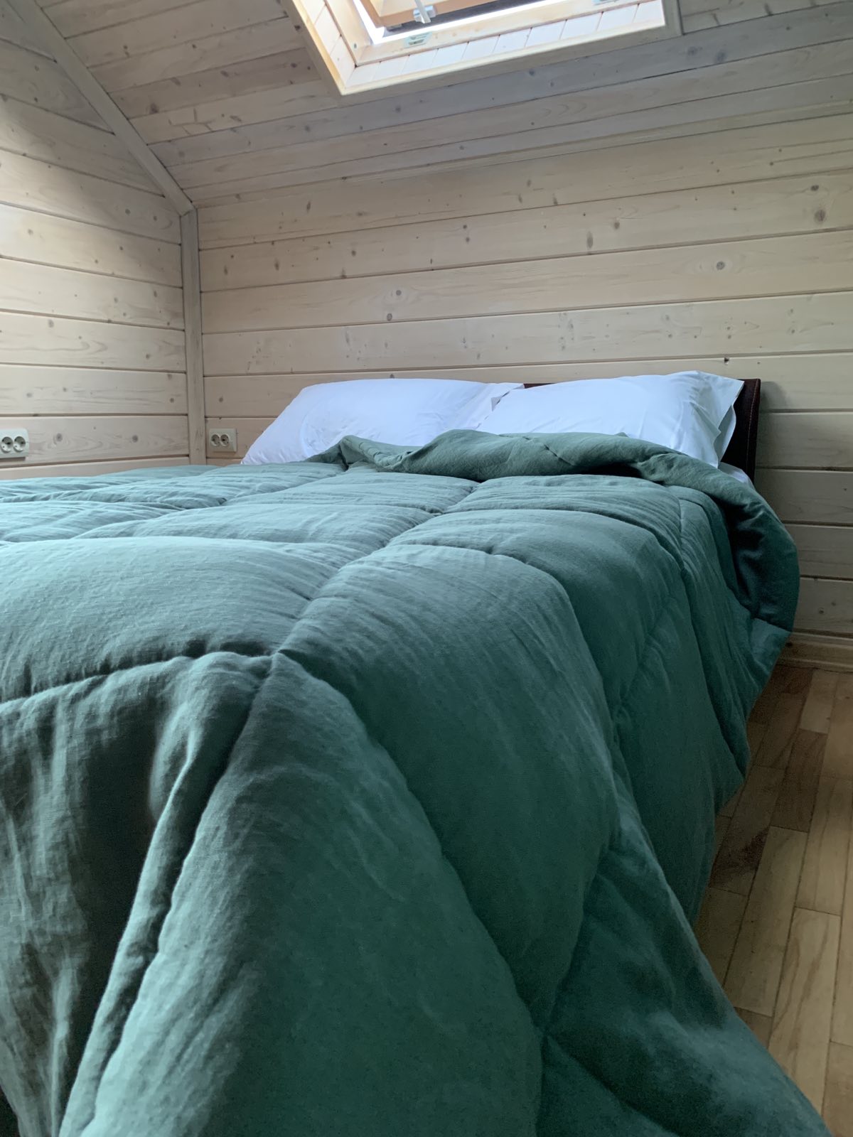 Thick Natural HEMP Linen Comforter "Wood breeze" Blanket Duvet Insert Hemp filler in natural linen fabric Full Twin Queen King Custom size