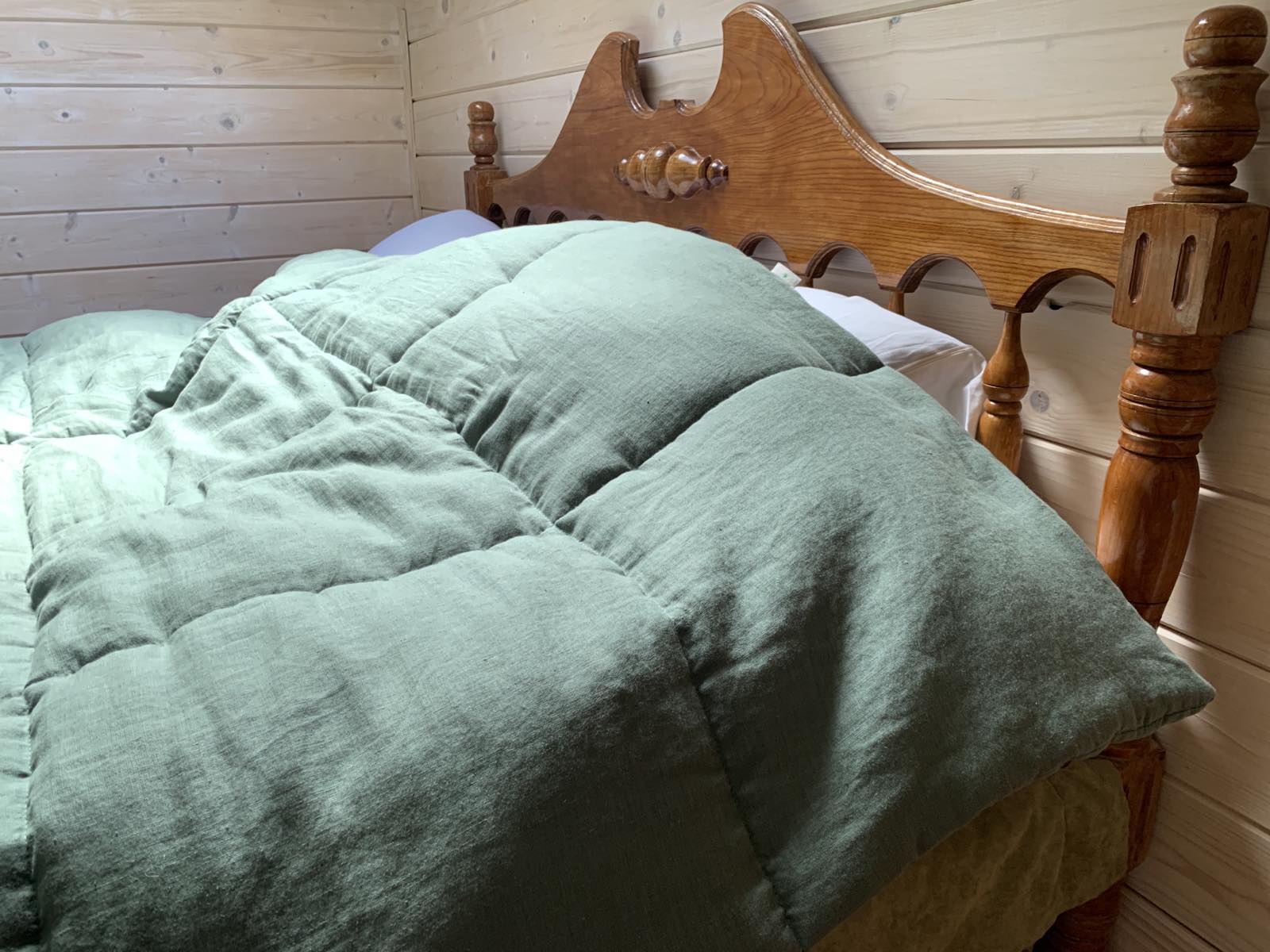 Thick Natural HEMP Linen Comforter "Wood breeze" Blanket Duvet Insert Hemp filler in natural linen fabric Full Twin Queen King Custom size