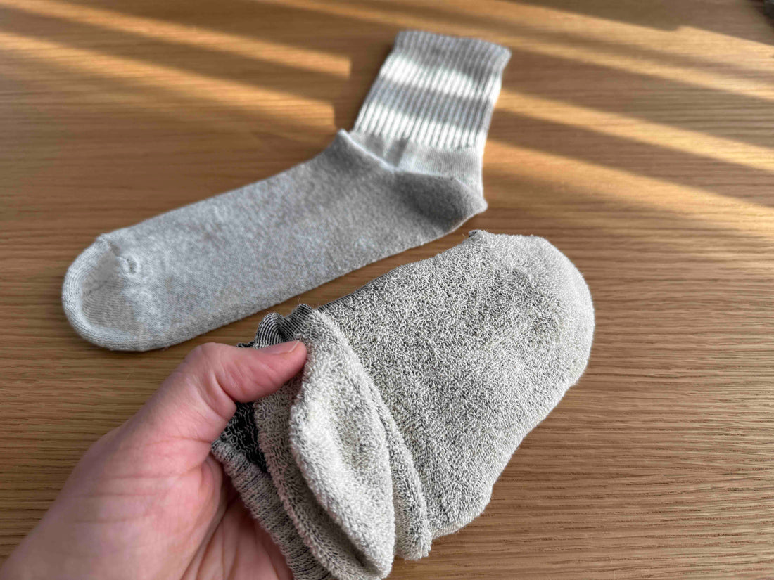 Warm Hemp Socks with Soft Terry Cushioning Set of 6 Cozy Hemp Socks for women Warmth You Can Feel