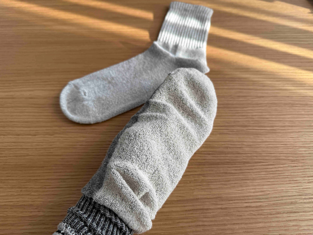 Set of 6 Warm Hemp Socks with Soft Terry Cushioning  Cozy Hemp Socks Warmth You Can Feel Hemp Cotton Socks Natural Vegan Men