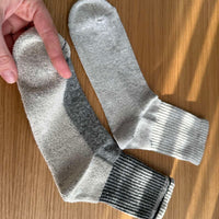 Warm Hemp Socks with Terry Cushioning Set of 9 Natural Unbleached Color Socks for men gift for him