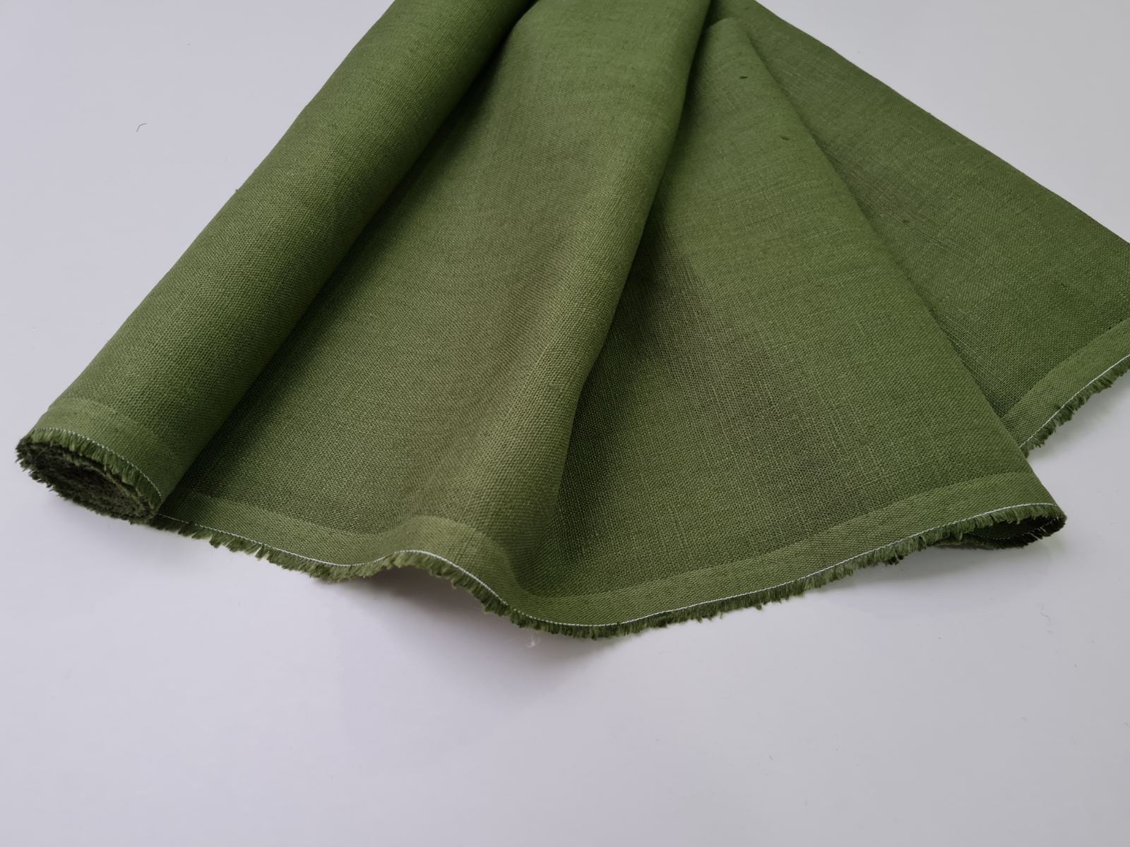 Hemp Linen cushion with ties filled organic hemp fiber in natural non dyed linen fabric window bench cushion custom made