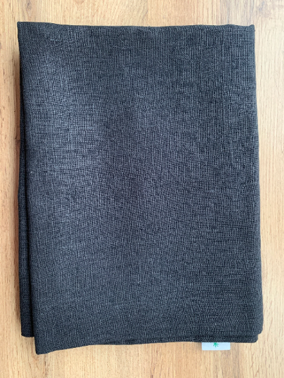 Zabuton cover Linen natural multi-chamber cover with zipper, unfulfilled non-dyed linen case size 23"x35"
