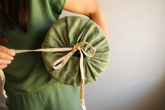 Organic HEMP Sleeping bag in linen fabric- organic hemp fiber filling in natural linen fabric - blanket quilt, hand made