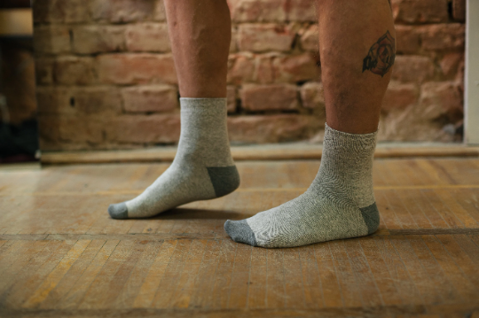 HEMP Socks for men Set of 9 pairs with a dark heel
