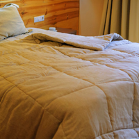 300 gr.m2 HEMP Linen Comforter Blanket filled organic Hemp Fiber in Natural Non-Dyed Linen fabric